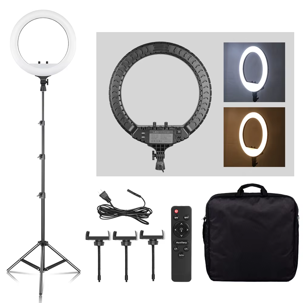 Makeup Photography Lighting - SH 18 Inch Knob Ring Light