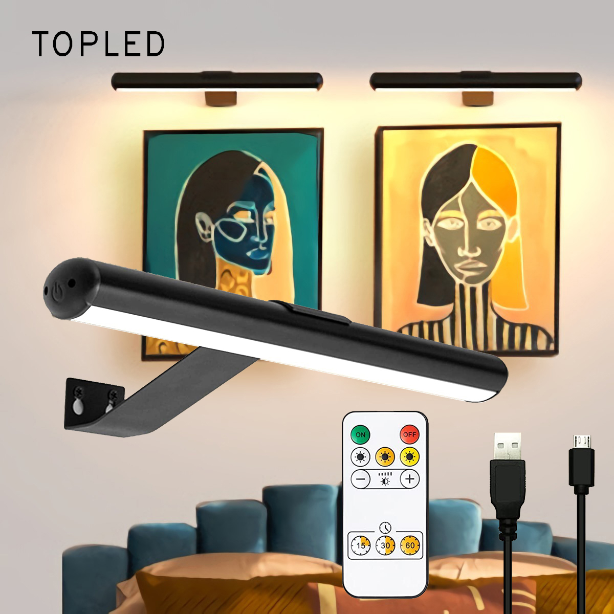 Photography Lighting Wall - Painting Picture Light Portrait With Remote