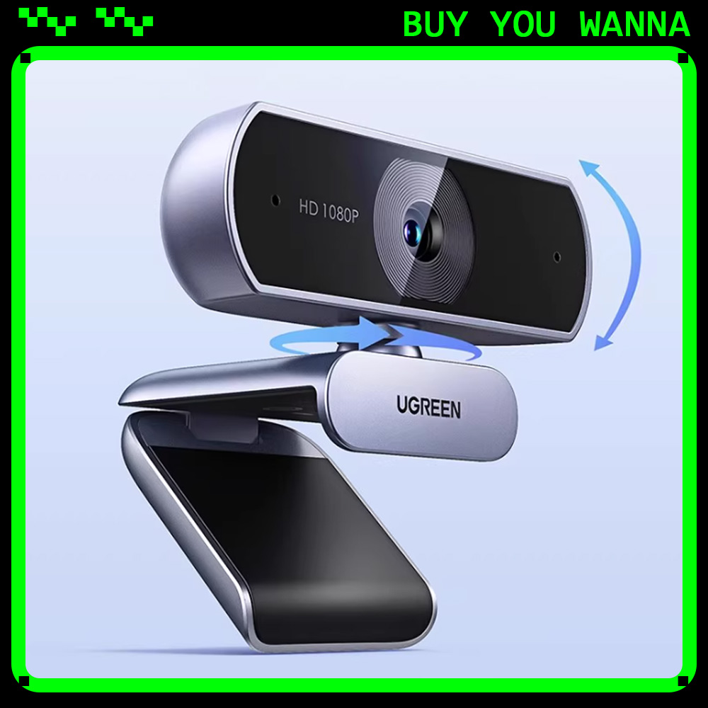 Photography And Videography Lighting - UGREEN 1080P/2K/4K Webcam with Microphone, Full