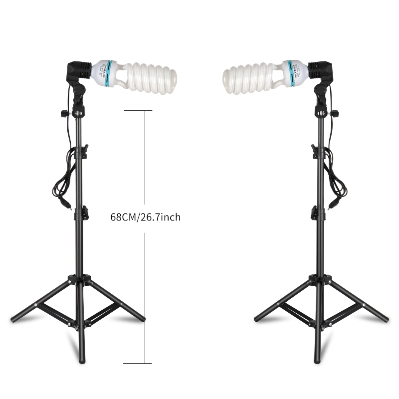 Photography Lighting For Portraits - 2 Piece 135W 5500K Photography Lighting