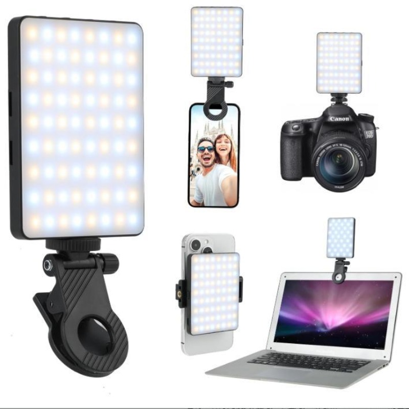 Photography And Videography Lighting - 1pc Rechargeable LED Selfie Light,3 Modes