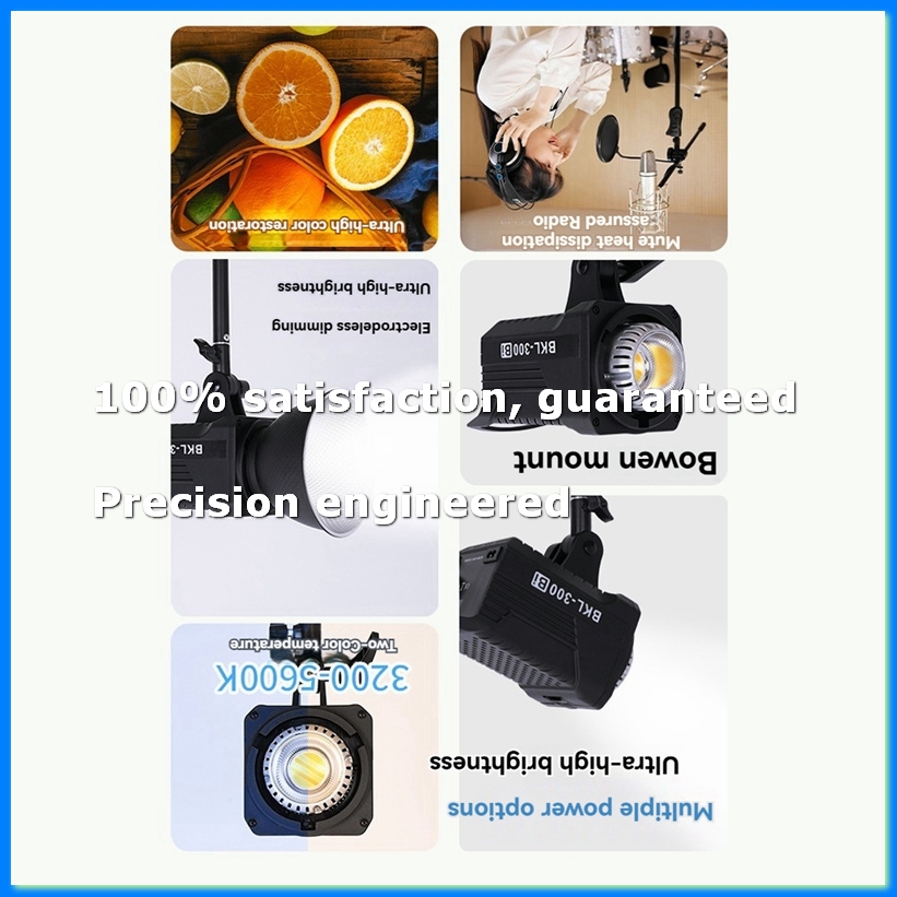 Photography And Videography Lighting - 300W Bi LED Video Light, Continuous