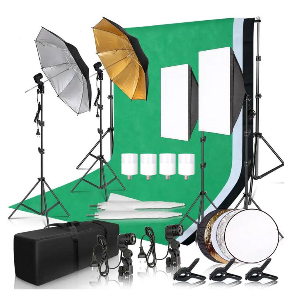 Photography Lighting And Background - Photography Photo Studio Softbox Lighting Kit