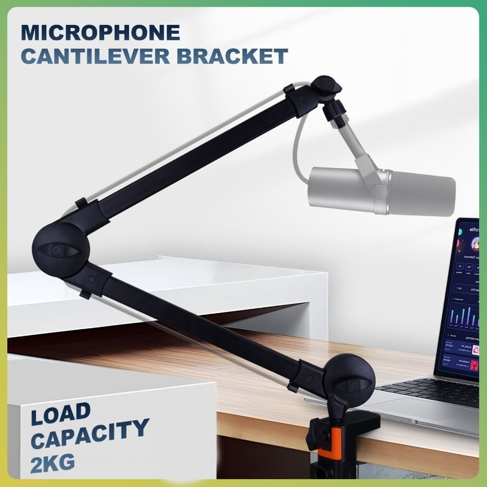 Boom Arm Stand - Professional 360° Rotation Microphone Boom Arm