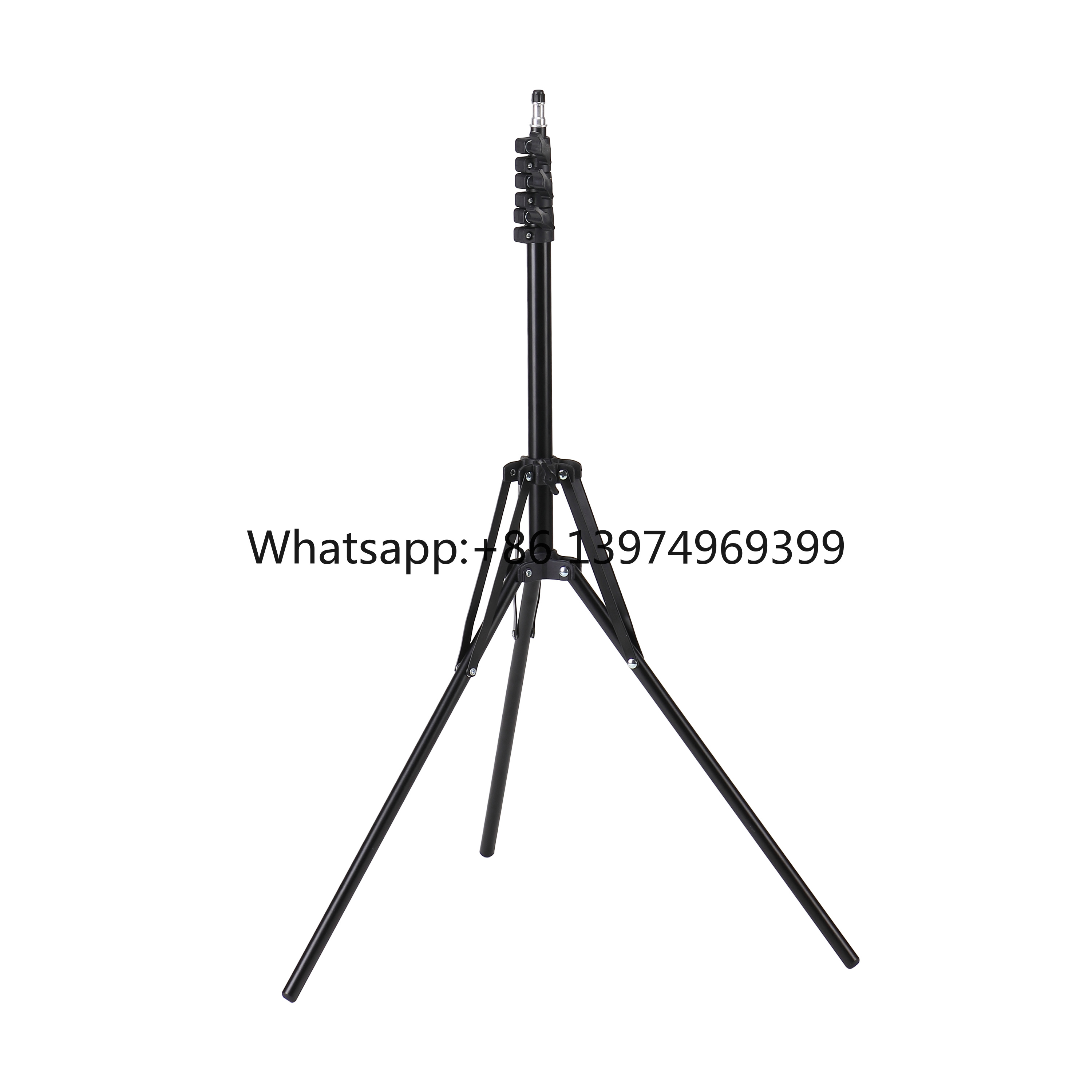 Photography Lighting And Background - 1.9m Professional Photography Light Stand Black