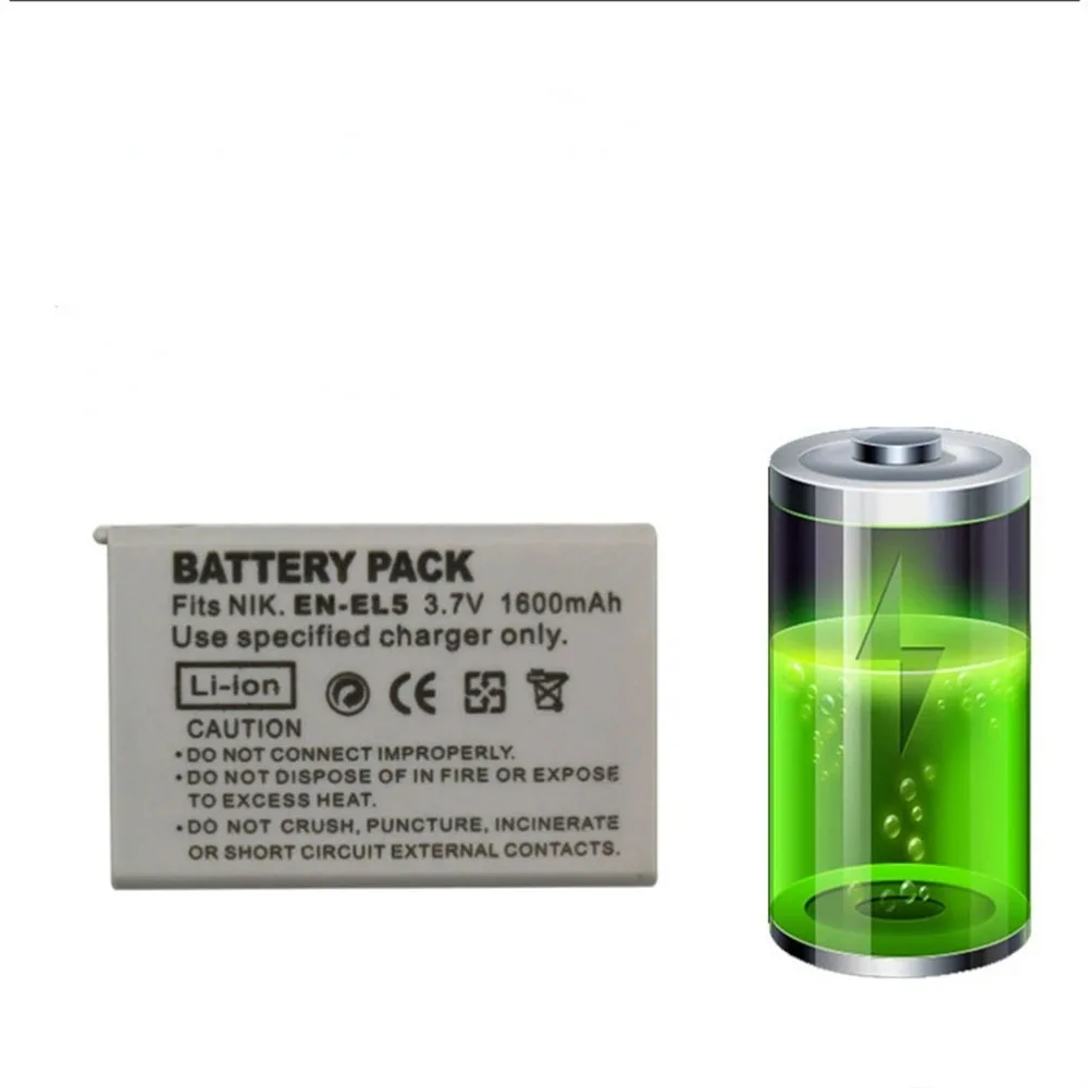 1-4pcs EN-EL5 ENEL5 Battery +L - Nikon Camera D3500 评论和价格