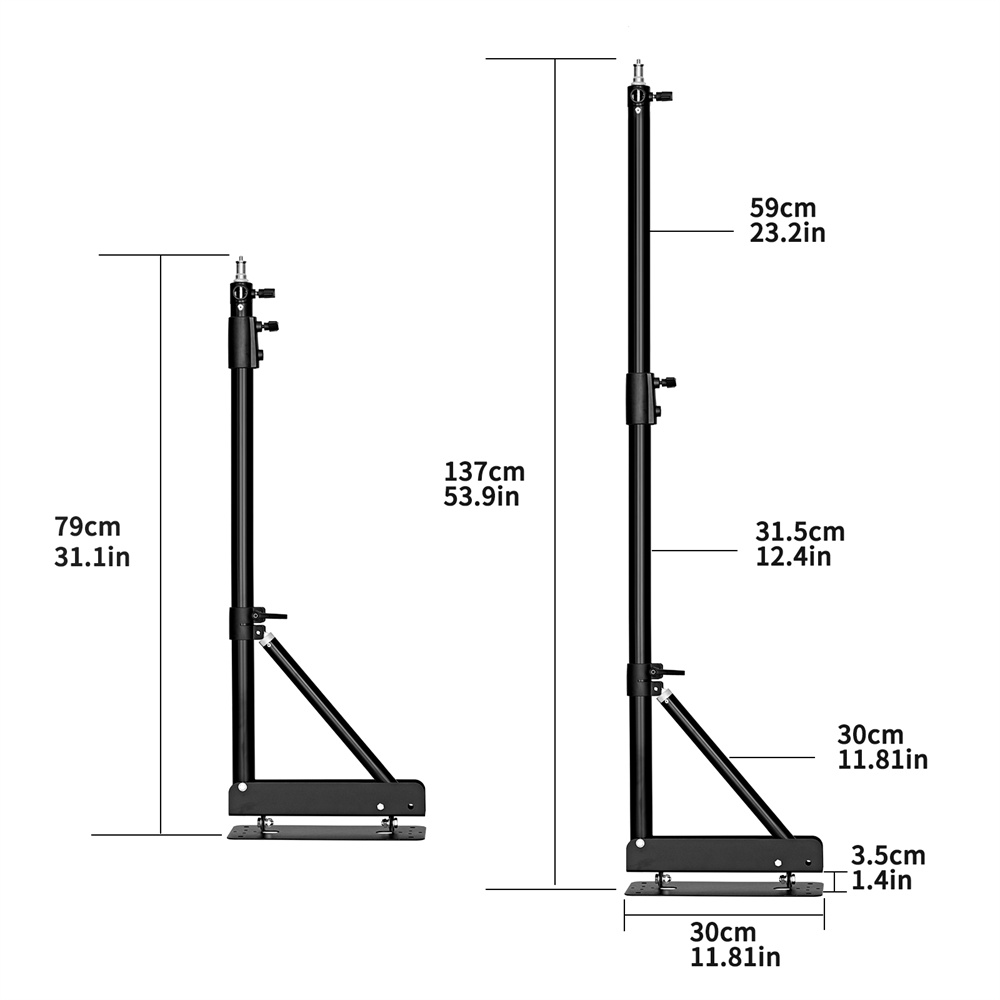 100/135/ 170cm Wall Mounting T - Photography Lighting Wall 评论和价格