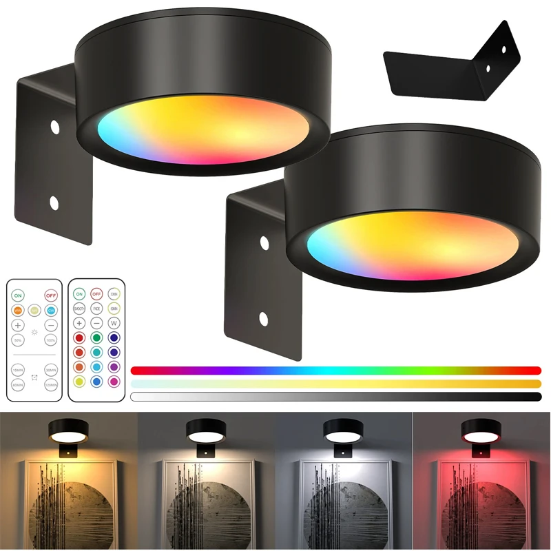 1/2pcs Picture Lights LED Magn - Photography Lighting Wall 评论和价格