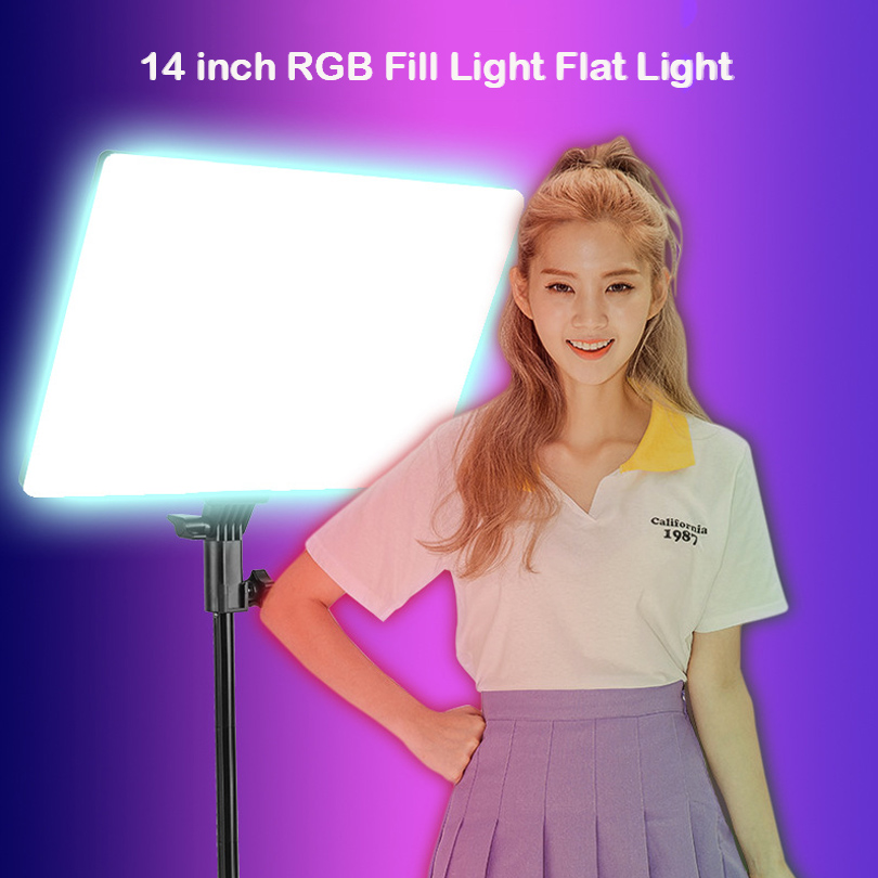 RGB 14'' LED Video Light Remot - Photography Lighting Styles 评论和价格
