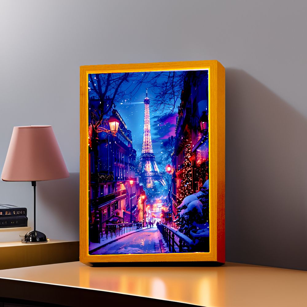 Beautiful City Paris Light Pai - Photography Lighting Wall 评论和价格
