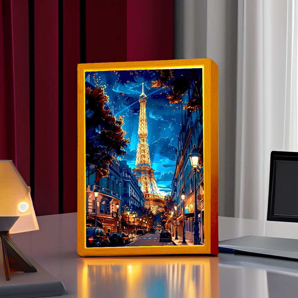 Beautiful City Paris Light Pai - Photography Lighting Wall 评论和价格