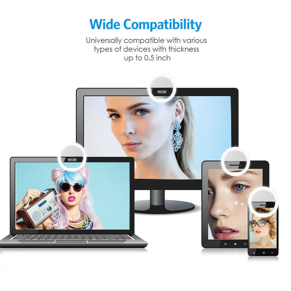 USB Charging LED Selfie Ring L - Photography And Videography Lighting 评论和价格