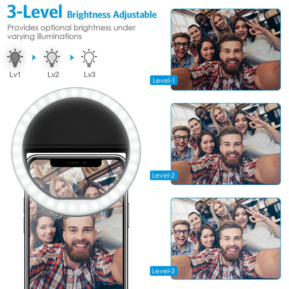 LED Selfie Fill Light USB Char - Photography And Videography Lighting 评论和价格