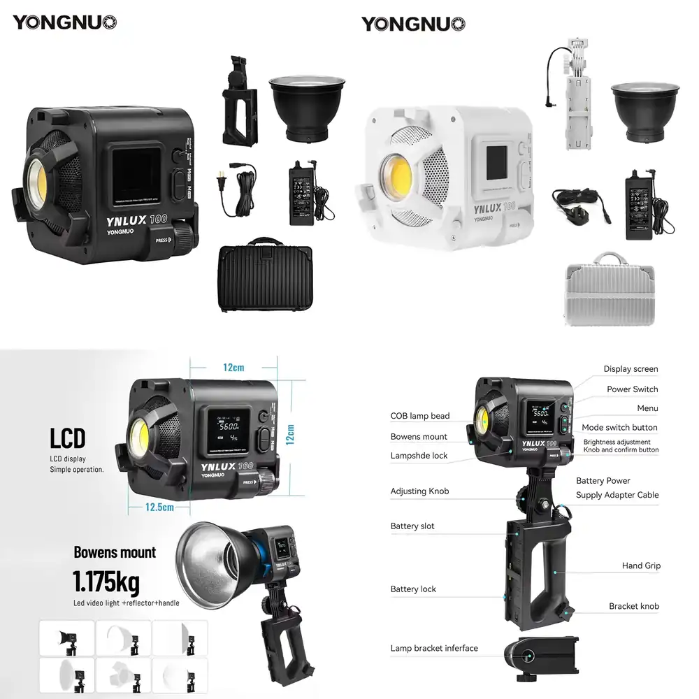 YONGNUO YNLUX100 100W 3200K-56 - Photography Lighting Led 评论和价格