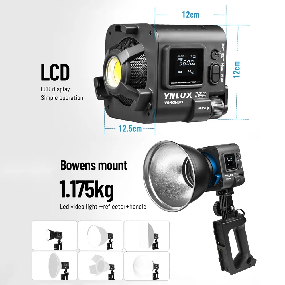 YONGNUO YNLUX100 100W 3200K-56 - Photography Lighting Led 评论和价格
