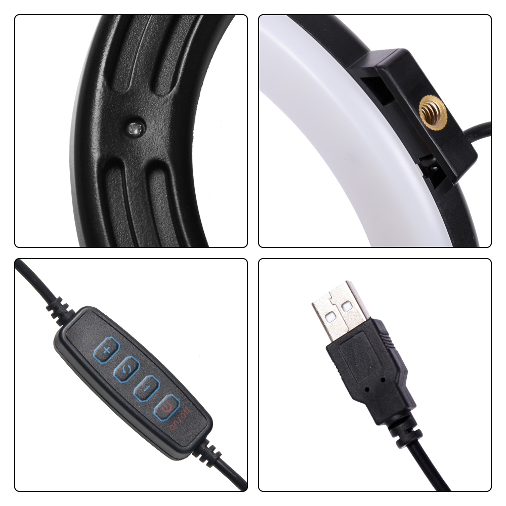 16cm/26cm/30cm LED Selfie Ring - Photography Lighting Wand 评论和价格