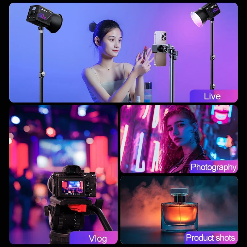 RGB Video Light Portable LED P - Torjim Rgb Photography Video Lighting 评论和价格