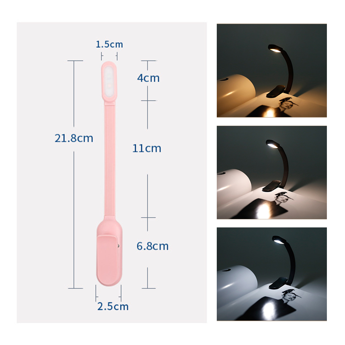 Usb Rechargeable Mini Led Book - Photography Lighting Book 评论和价格