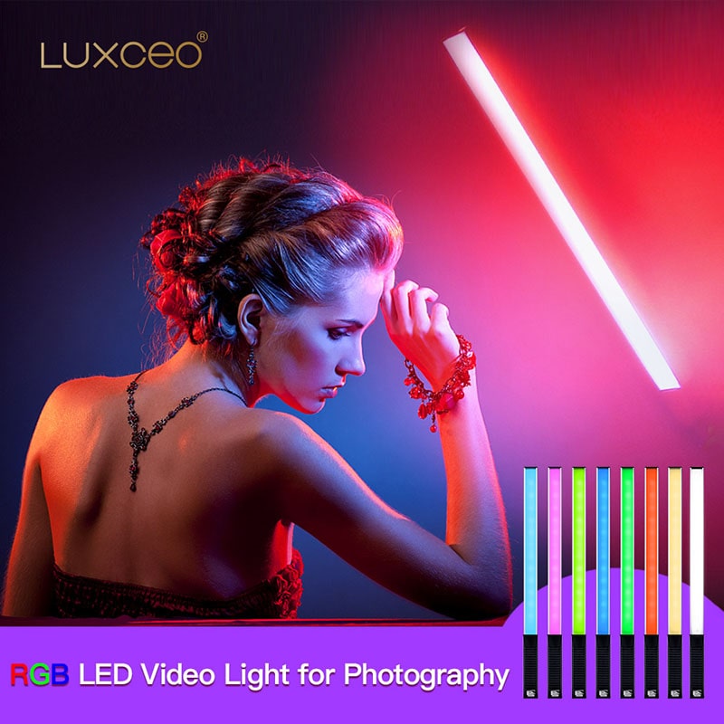 LUXCEO Q508A Handheld RGB Vide - Photography Lighting Wand 评论和价格