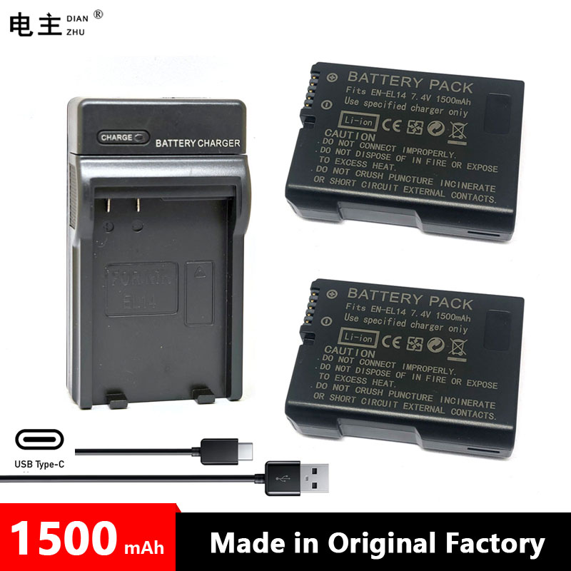 EN-EL14 EN EL14 ENEL14 Battery - Nikon Camera D3500 评论和价格