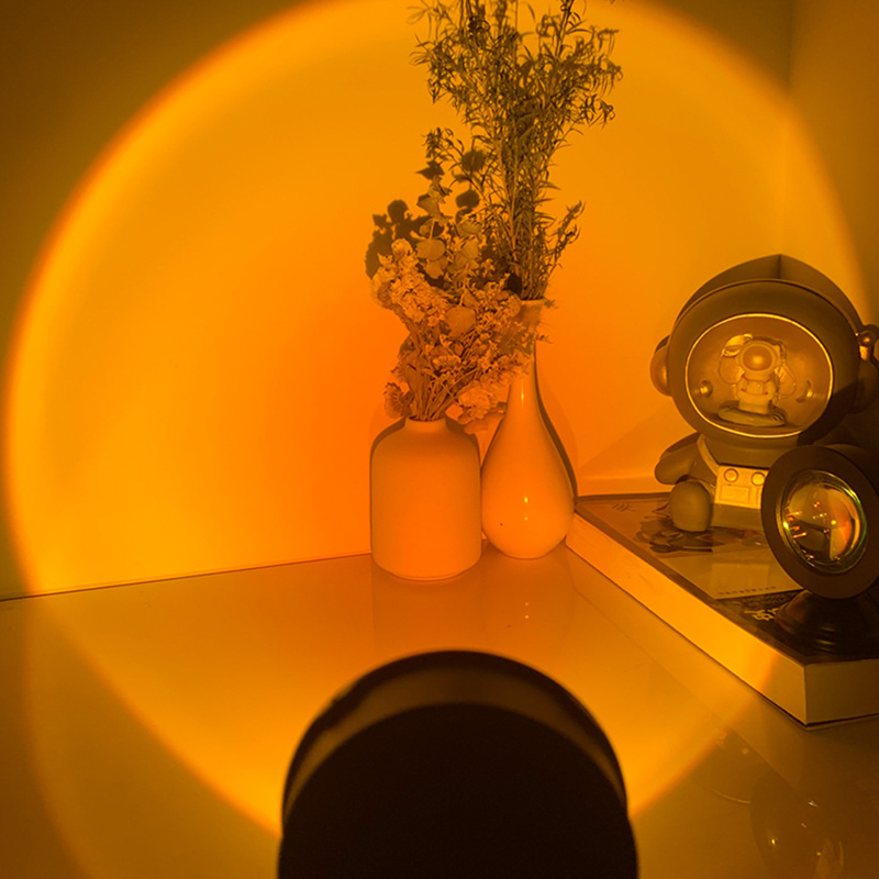 LED Sunset Lamp Projector USB  - Photography Lighting Wall 评论和价格