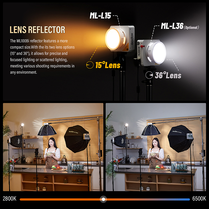 Godox ML100Bi/ML100R Bi-Color  - Photography Lighting Styles 评论和价格