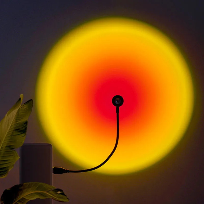 1-4pcs Sunset Lamp LED Rainbow - Photography Lighting Wall 评论和价格