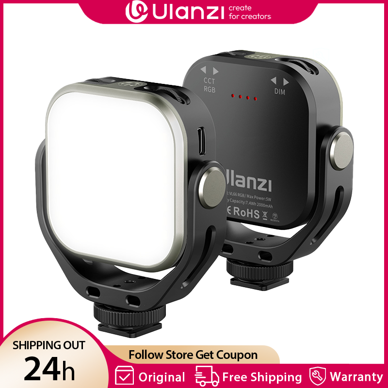 Ulanzi VL66 RGB Video Light 25 - Torjim Rgb Photography Video Lighting 评论和价格
