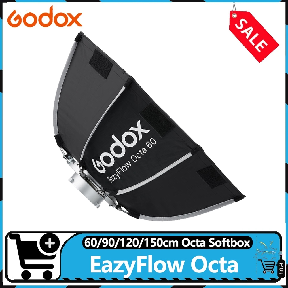 Godox EazyFlow Series Octa 60/ - Photography Studio Lighting Set Up 评论和价格