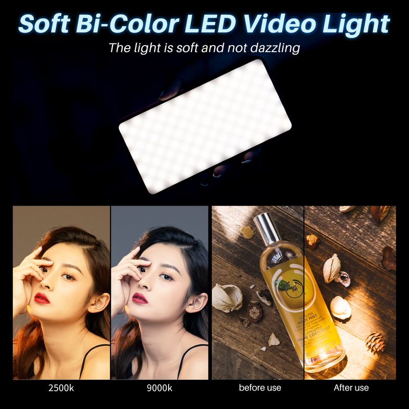 Ulanzi VL200 Soft Bi-Color LED - Video Light Panel Led 评论和价格
