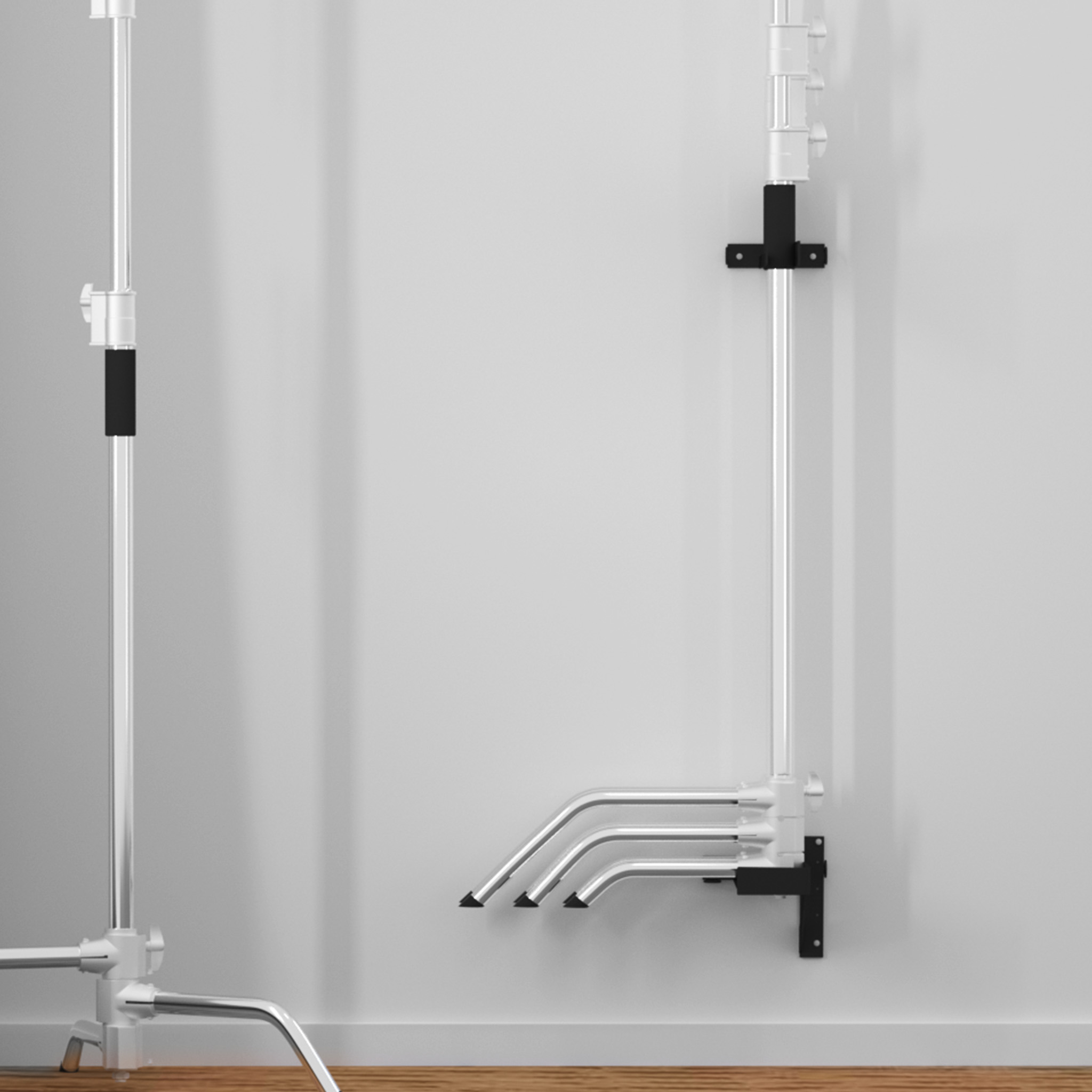 Selens Wall Mount C-Stand Stor - Photography Lighting Wall 评论和价格