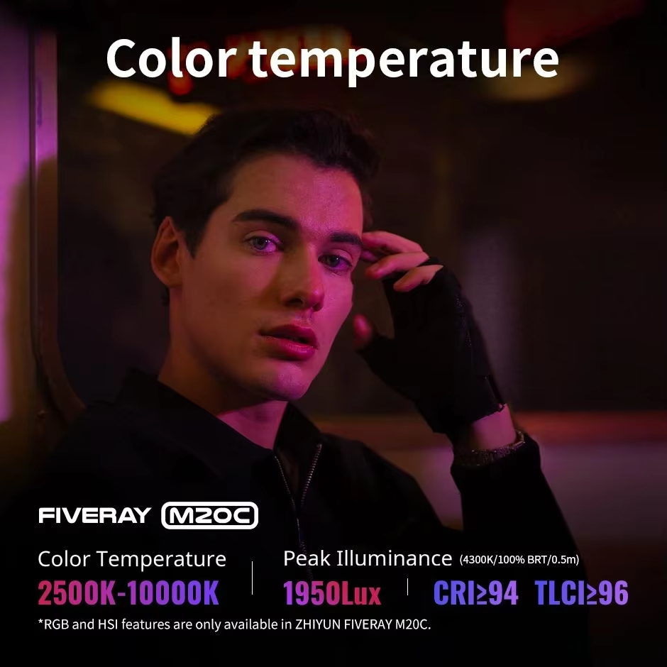 ZHIYUN FIVERAY M20C RGB M20 Bi - Torjim Rgb Photography Video Lighting 评论和价格