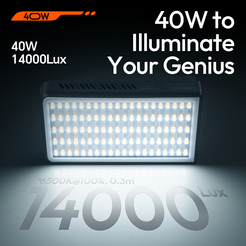 Ulanzi P40 Bi | P40 RGB 40W LE - Video Light Panel Led 评论和价格