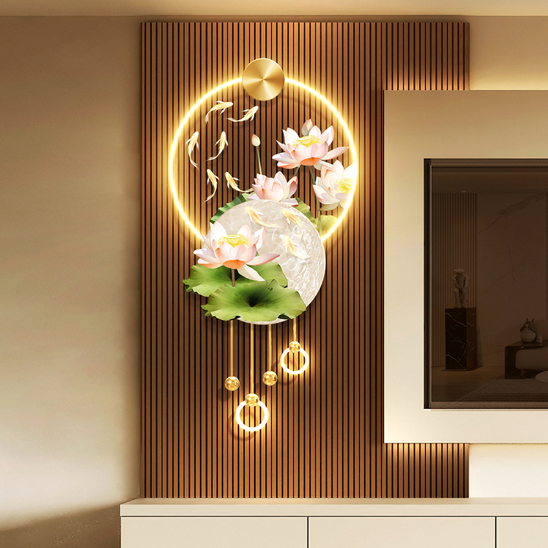 Home Decoration Koi Fish Entra - Photography Lighting Wall 评论和价格