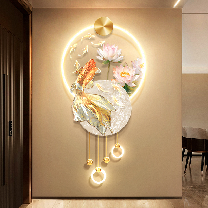 Home Decoration Koi Fish Entra - Photography Lighting Wall 评论和价格