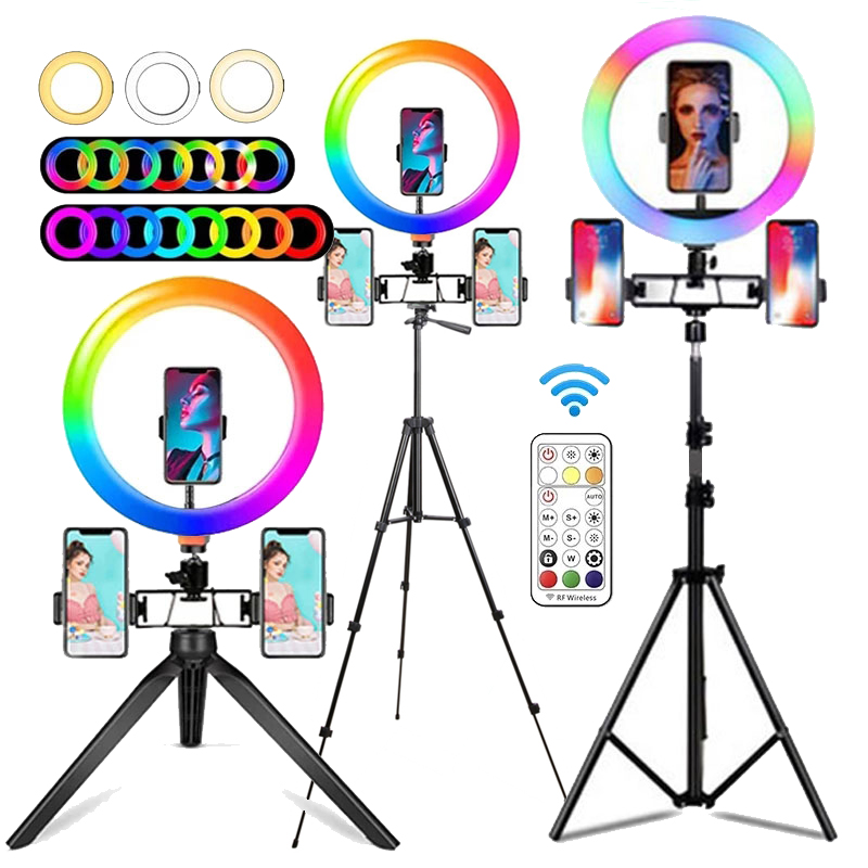 10 Inch RGB Ring Light With Re - Photography Lighting Wand 评论和价格