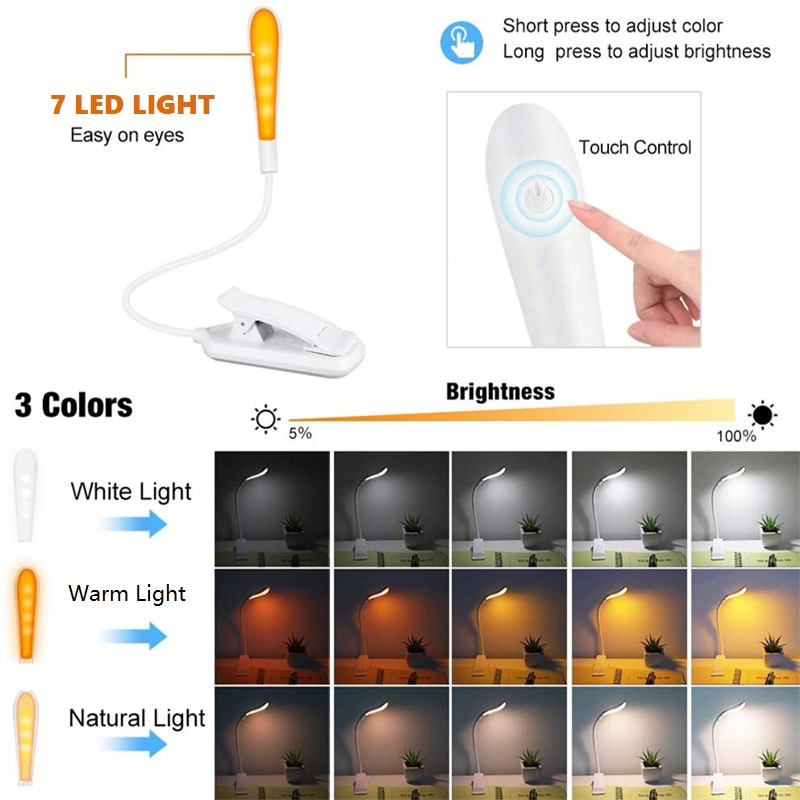 USB Rechargeable Clip-On Book  - Photography Lighting Book 评论和价格