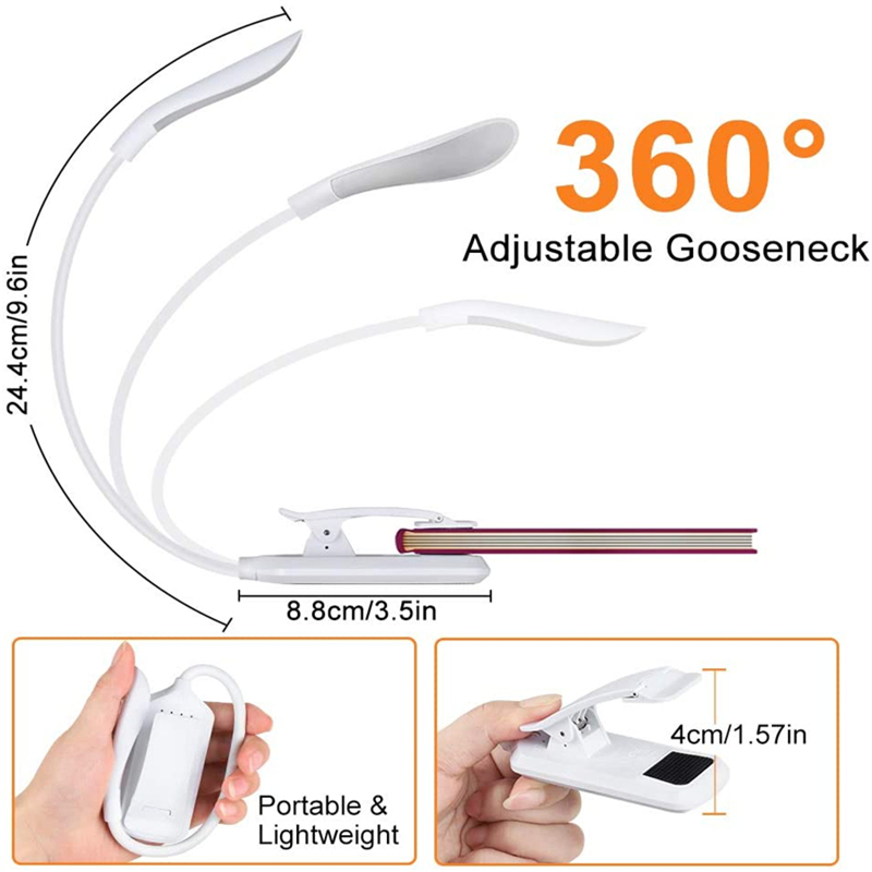 USB Rechargeable Clip-On Book  - Photography Lighting Book 评论和价格