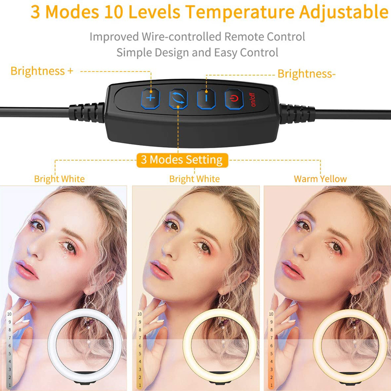 16/26/33cm LED Selfie Ring Lig - Photography And Videography Lighting 评论和价格