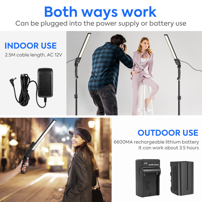 RGB Photography Strip Light 28 - Photography Lighting Wand 评论和价格