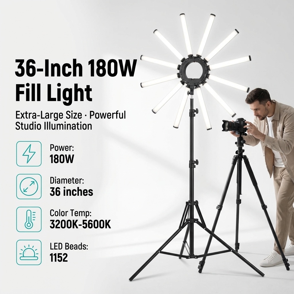 12 Arms Multi Tube Photography - Photography Lighting Led 评论和价格