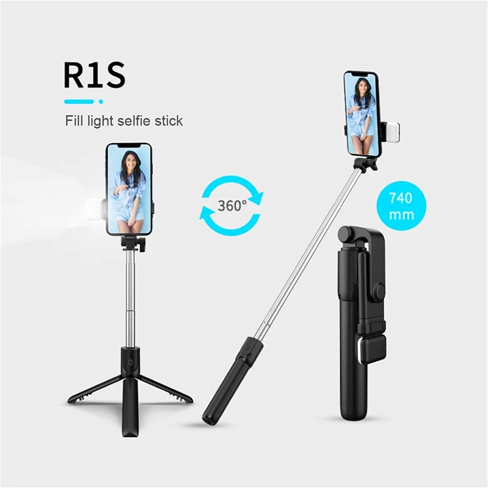 Foldable Portable Selfie Stick - Photography And Videography Lighting 评论和价格