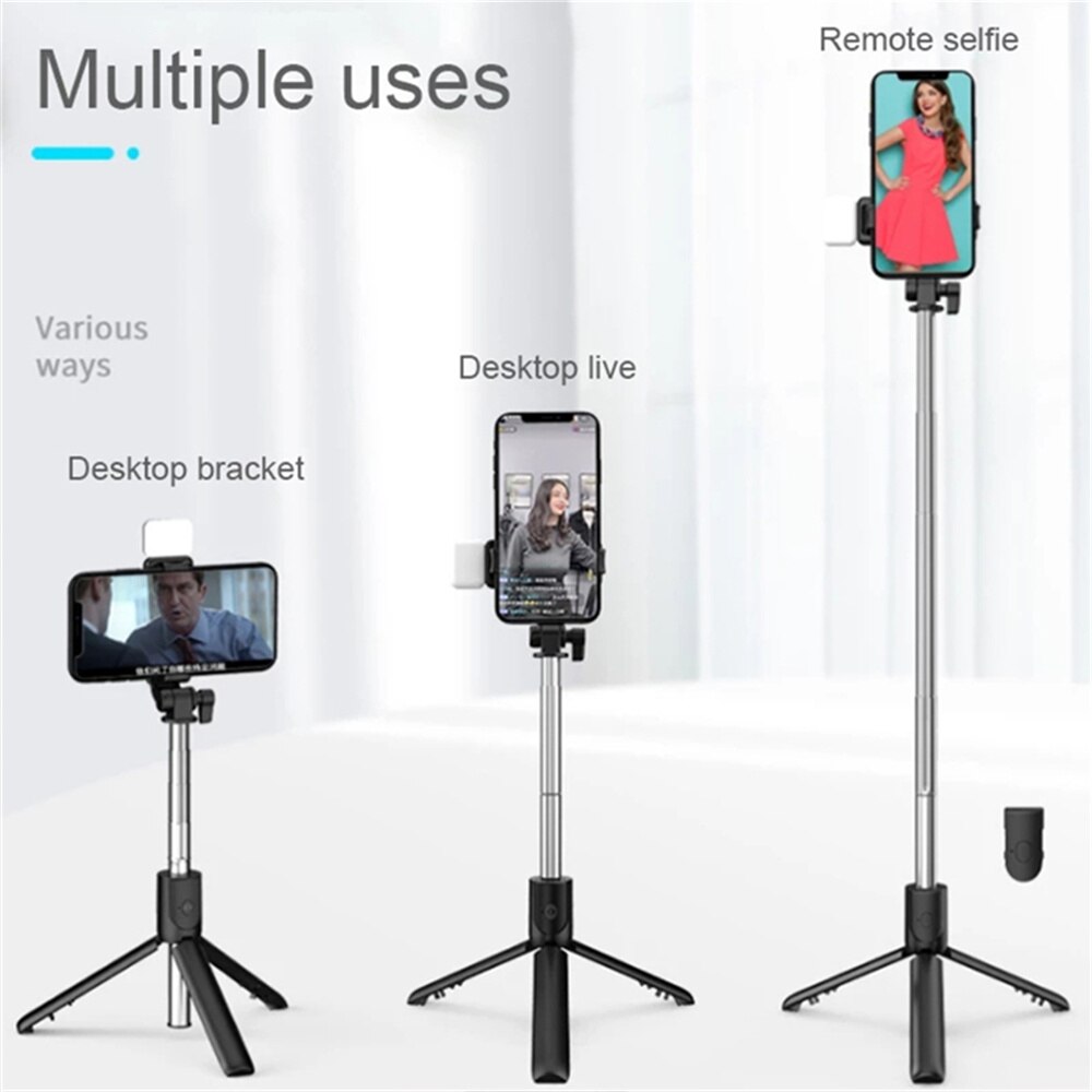 Foldable Portable Selfie Stick - Photography And Videography Lighting 评论和价格