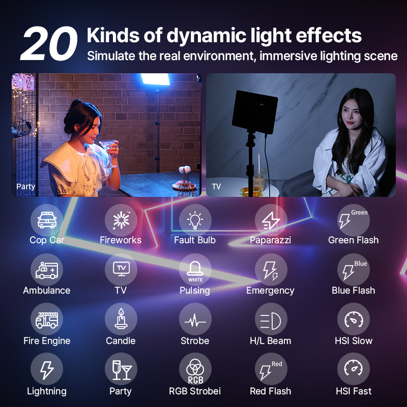 Ulanzi LT003 15W RGB Video Lig - Torjim Rgb Photography Video Lighting 评论和价格