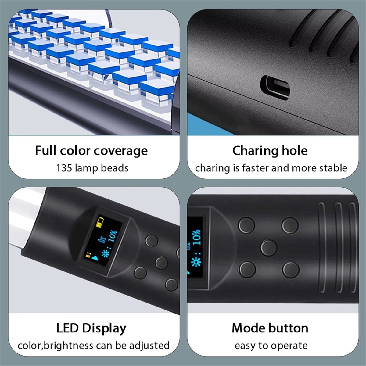 A14M RGB Video Light Stick Wan - Photography Lighting Wand 评论和价格