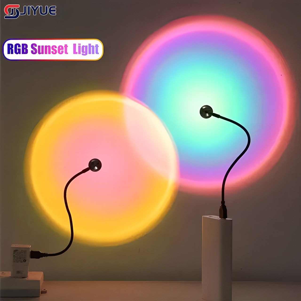 Mini USB ED Sunset Lamp Nightl - Photography Lighting Wall 评论和价格