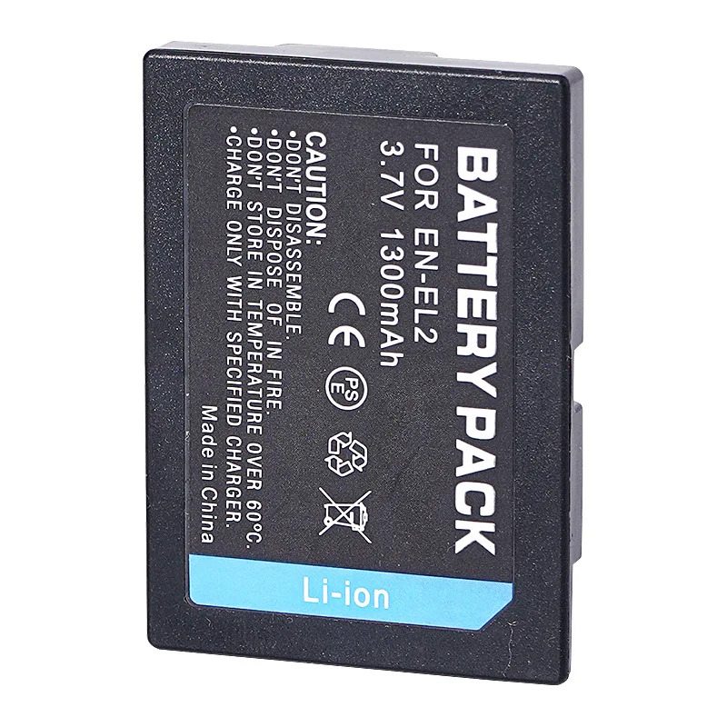 EN-EL2 Camera Battery 1300mAh  - Nikon Camera D3500 评论和价格