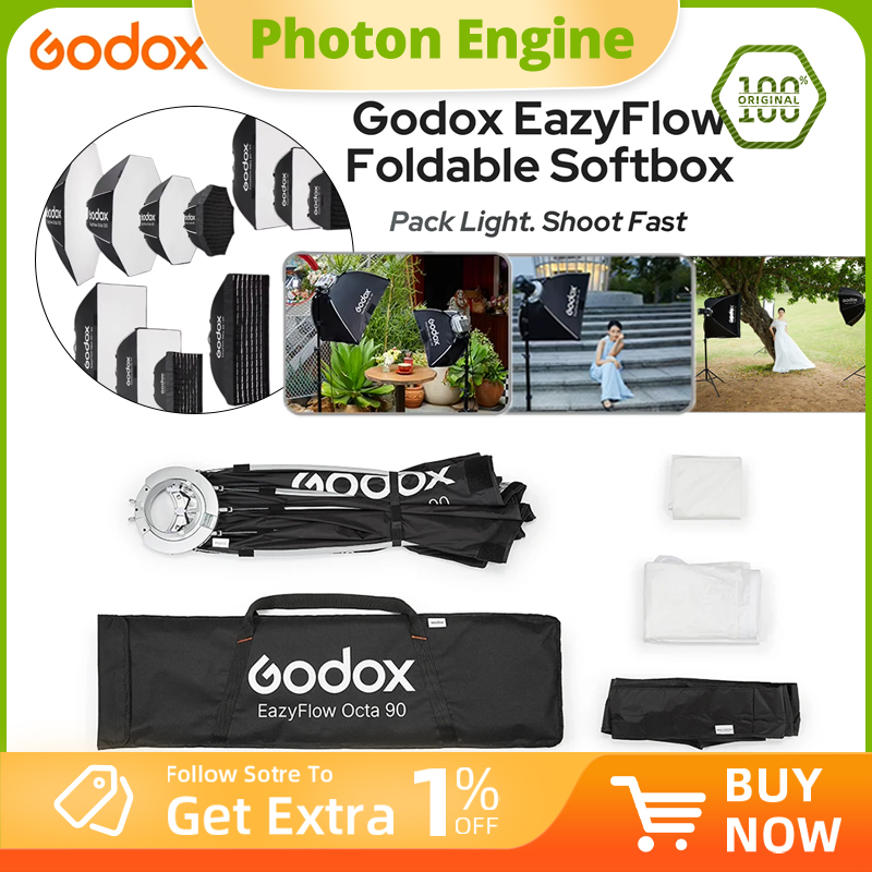 Godox EazyFlow series Foldable - Photography Lighting Diffuser 评论和价格