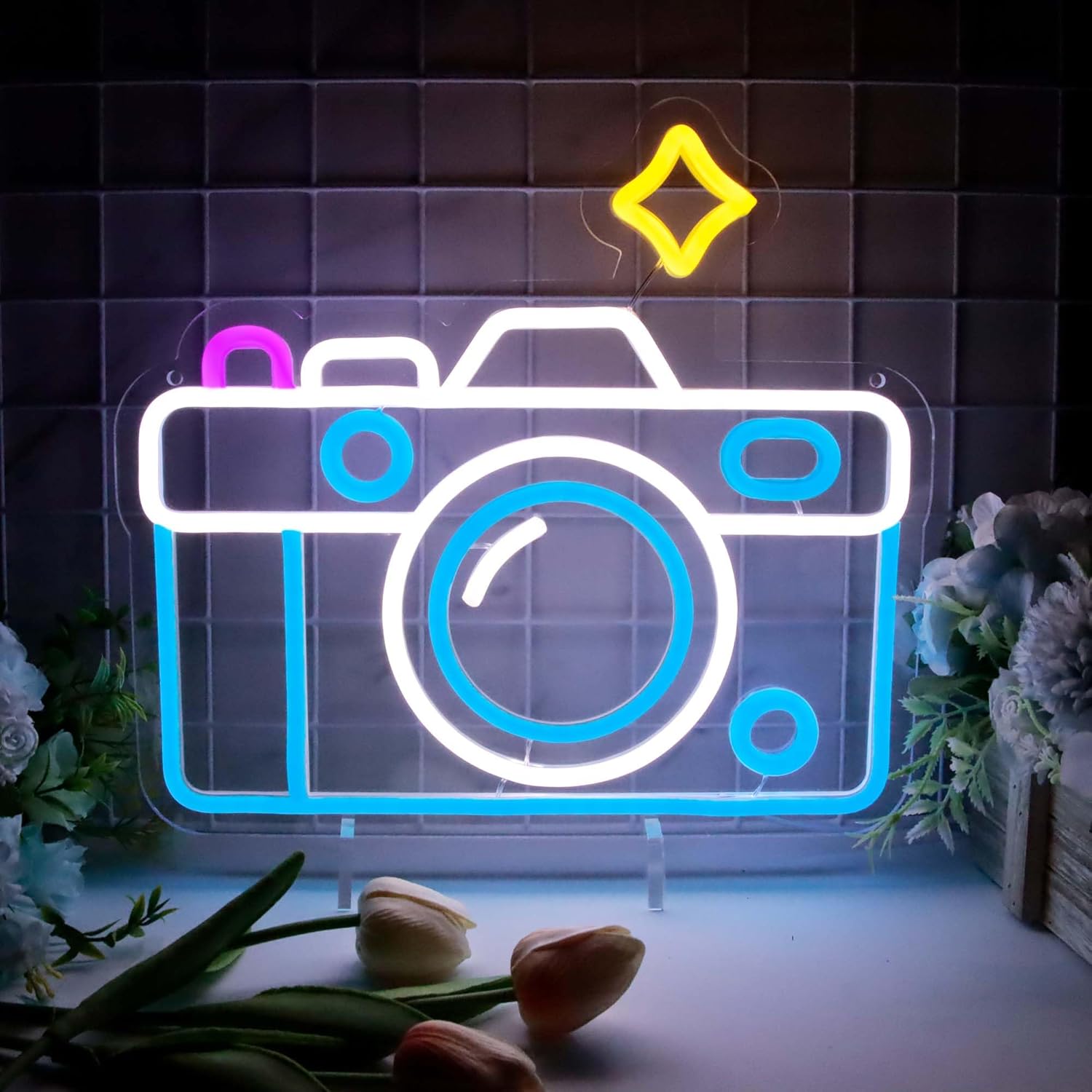Neon Signs for Wall Decor, Pho - Photography Lighting Wall 评论和价格