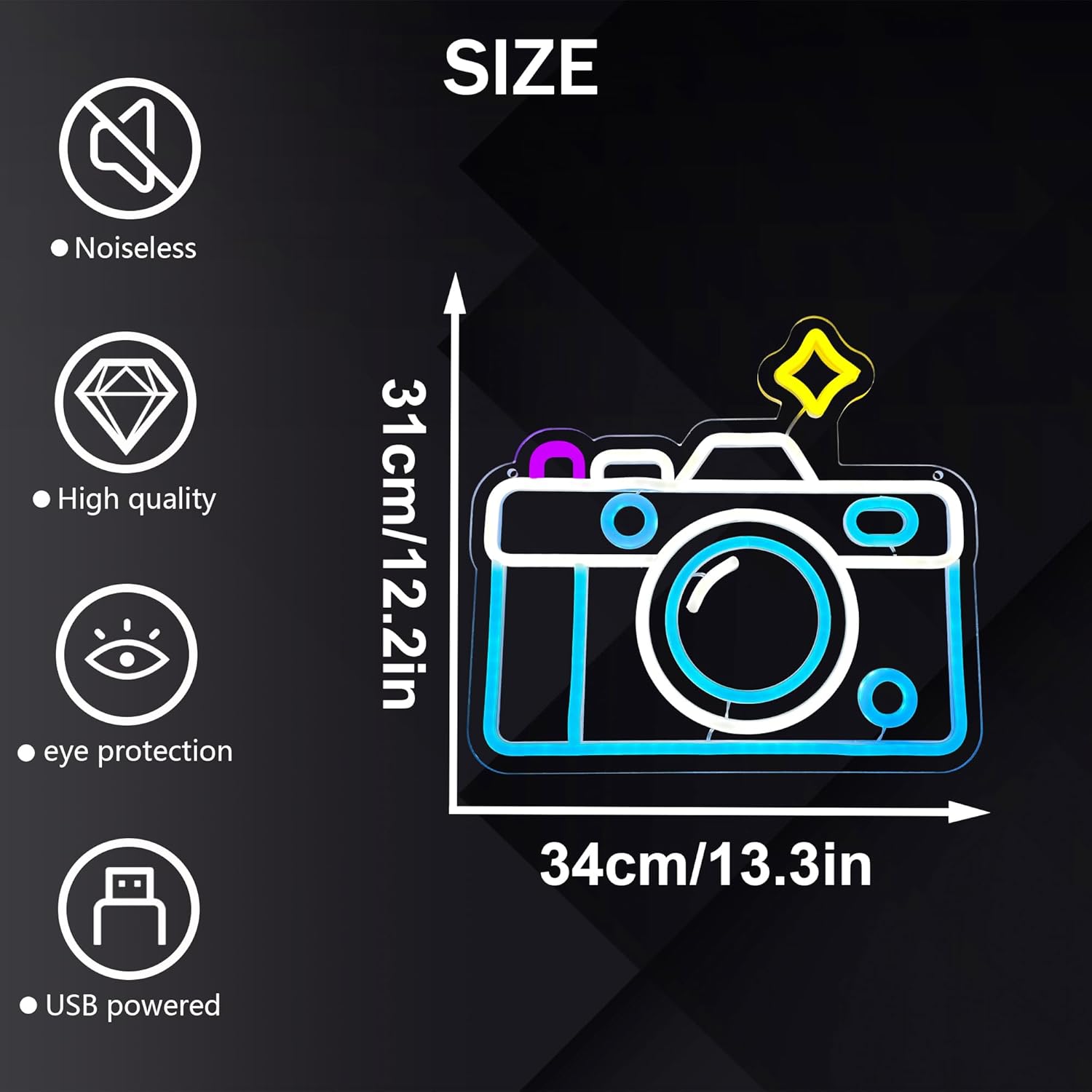 Neon Signs for Wall Decor, Pho - Photography Lighting Wall 评论和价格